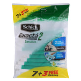 SCHICK EXACTA 2 SENSITIVE 10 PCS - MazenOnline